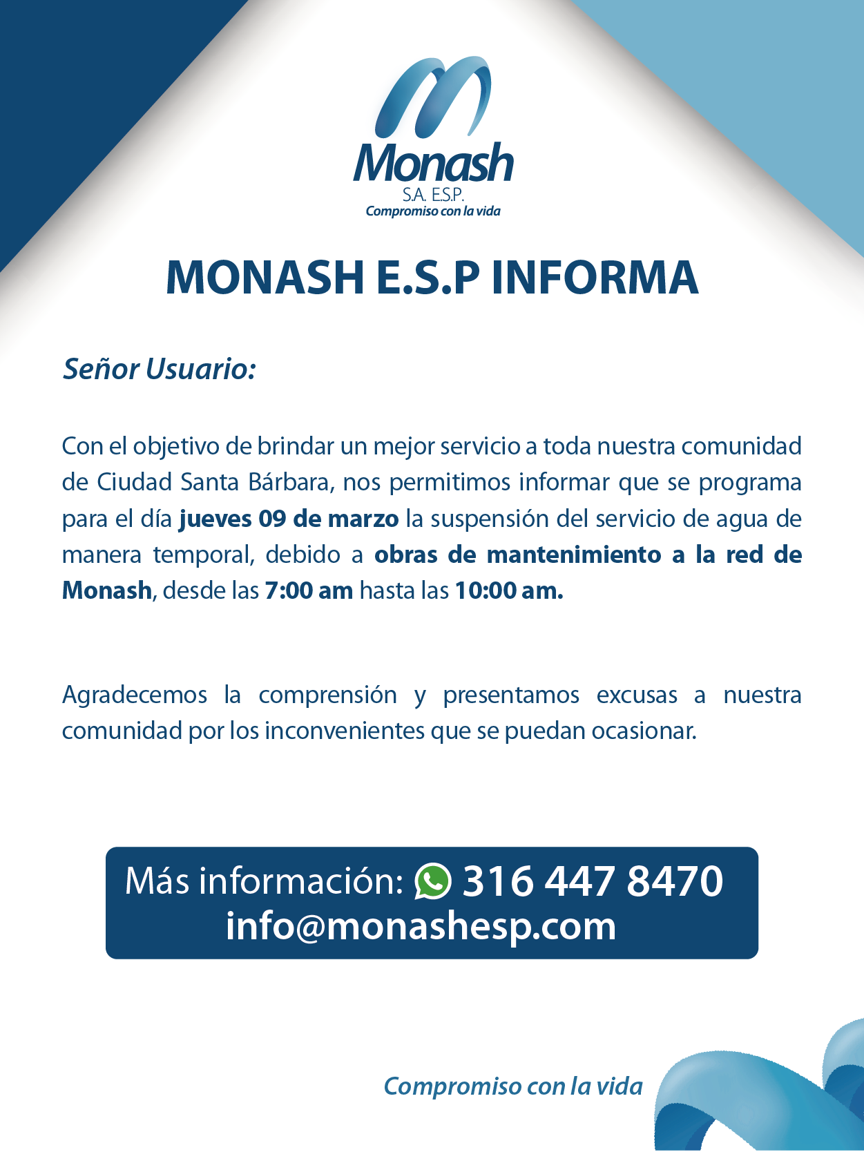 suspension monash 9 mar 2023